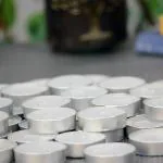 Brahmz White Wax Tea Light Candle Pure Wax (Pack Of 50) l Home Décor l Stylish l Decorative Item l Holder l Wax l Beautiful l Indoor l Indian Culture Handicraft