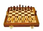 Smartcraft Chess Board Set with Foam, Folding Wooden Handmade Chess Set Board - 10x10 inches