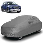 AUTOGUYS PM-I Car Body Cover for Hyundai Venue [Year 2020 Onwards] - Dust & UV Proof Premium Matty Car Cover with 3 Body Belts