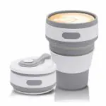 Sarvopari Mega Mall 350ML Portable Silicone Collapsible Travel Cup/Mug/Glass/Tumbler