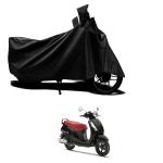 KEDIT New Suzuki Access 125 Water Resistant - UV Protection, & Dust Proof Sun Protection Full Bike - Scooty Two Wheeler Body Cover for Suzuki Access 125 (Black Colour)
