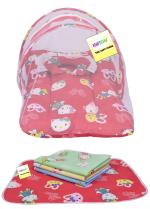 Kwitchy New Born Baby Mosquito Net Bed With Bed Protector