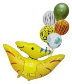 My Party Suppliers Dinosaur, Simple Roar, Animal Jungle Theme Balloon Set