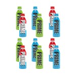 Pokka Prime Hydration Drink Assorted Flavor Including 4 Units of Blue Raspberry, Ice Pop and Lemon Lime Drink (Pack of 12)