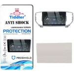 TIDDLER Screen Guard for Kia Sportage Double DIN Car | Display Screen Guard | Car Screen Guard | 9 inch Android Nano Guard 0.4mm thick | Car Screen Protector | Touch Screen Protector Pack of 2