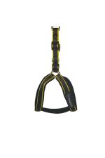 Petblush Yellow Fluorescent Padded Harness for Medium or Small Dogs (S)