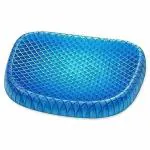 DORLANK Acupressure Egg Gel Seat Cushion, Breathable Gel Cushion Chair Pads with Non-Slip Cover for Home Office Car Wheelchair, Flex Pillow Back Support (1 Pcs/Free Size)