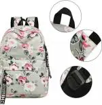 HBC school bag/ school bag for girls/ girls bag/ college bag/ bts bag 14 L Backpack (Grey)
