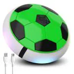 BUMTUM Hover Ball for kids| Hover Football Indoor Electric Floating Hoverball Soccer |C-Type USB Rechargeable Battery Powered| Air Football Smart | Toy for Boys and Kids (Green)