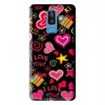 3 Square Plastic Back Cover For Samsung Galaxy On8