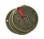 Real Seed Brown Zinc Feng Shui Chinese Lucky Coins