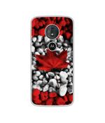 Casotec Canada Leaves Flag Design Printed Silicon Soft TPU Back Case Cover for Motorola Moto G6 Play/Motorola Moto E5