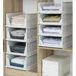 SMS HYDROTECH Closet Organizer Pack Of (6 PCS Small, White)