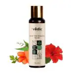 Vedic Customized Ayurvedic Jeevath Root Stimulating Hair Oil for Normal & Oily Scalp - Wavy Hair Hair Oil 100ml