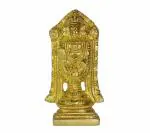 Real Seed Gold Brass Religious God Tirupati Lord Venkateswara Idol