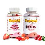 Gummsi | Combo Pack of Biotin & Multi Vitamin Gummies | 30 Gummies Each | (Pack Of 2)