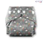 POPOK Reusable Cloth Diaper pack of 1 with 1 insert, Size S (0-6 months)