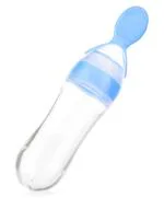 ShopiMoz Pack of 1 Silicone Squeezy Food Feeder with Spoon