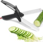 TruVeli 2 In 1 Kitchen Vegetable Smart Cutter And Chopper Clever Cutter Vegetable & Fruit Chopper (1 Pcs Of Clever Cutter)