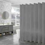 CASA-NEST Waterproof Fabric Shower Curtain, Size 72x78 Inch, SIngle PC Packing, Hotel Quality Bathroom Curtain (grey)
