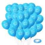 Zyozique Its A Boy' Printed Blue Balloons For Baby Boy Birthday / Baby Shower Decorations (PACK OF 101)