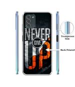 Casotec Never Give Up Printed Silicon Soft TPU Back Case Cover for Nokia G42 5G