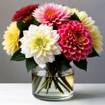 Love Creation A4 Size poster print for creative wall art- dreamy-wildflowers-watercolor-print-6502(Non Sticker)