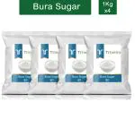 Trinetra Bura 4000 g (1Kg X 4 Pack) Sugar Powder
