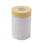 Pre Taped Masking Film 2.7 Meter Width x 20 Meter Length for Protecting While Painting