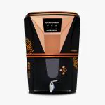 SUPER AQUAFRESH CRYSTAL BLACK+ LED COPPER+RO+UV+TDS 12 L electric borewell water purifier 12 L RO + UV + UF + Copper + TDS Control Water Purifier (Black Copper)