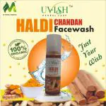 UVISH HEARBAL CARE TURMERIC BLISS| HALDI CHANDAN FACE WASH FOR RADIANT SKIN | HALDI CHANDAN FACE WASH UNVEILED | 100ML