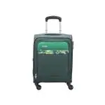 Aristocrat Commander Green Polyester Luggage Suitcase - 55 cm