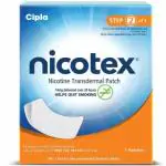 Cipla Nicotex Nicotine Transdermal Patch, 7 Patches (Step 2 - 14mg) Nicotine Patch 