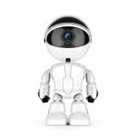 BEEBIRD WiFi CCTV Robot Cam 1080p HD 360 Rotating IP Indoor Smart Home Security Camera with 2 Way Audio,Auto Tracking and Night Vision