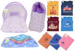 Kwitchy New Born Baby Gift Combo Bedding & Clothing Set Daily Essential Items (0-6 Months)