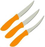 ALKAR Kitchenware Orange Stainless Steel Knife Set - Pack Of 3