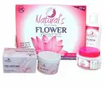 Natural's care for beauty Flower Facial Kit 325gm, Whitening Bleach Cream 350gm Combo Pack (Pack Of 2)