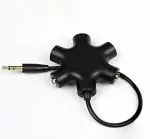 LIMESHOT Auxiliary Multi Headphone Splitter for Headphones, Tablets, Laptops