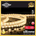 Geep LED Rope Light for Decoration 5Mtr Roll-IP65 | 120 LEDs/Mtr | Warm White
