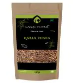 GARLIC PEPPER Premium Black Chana, 500 gm | Rich in Protein | No Cholesterol | No Additives
