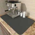 Home Stuffs (60x40 cm) Dish Drying Mat Big Pro Drying Mat with Non-Slip Rubber Backed, Placemat for Dish Drying, Kitchen Mat for Wet Utensils, Water Absorbent Mats for Kitchen (Kitchen mat - 60-40 cm)