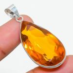 SHREE HANUMAN ENTERPRISES Handcrafted Studded Fashion Jewellery Necklace Pendant honey topaz_2 Gemstone