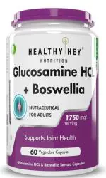 Healthyhey Nutrition Glucosamine Hcl And Boswellia Capsules (Pack Of 60)