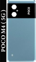 FRIENDZZWORLD Cool Blue Plastic Back Panel For Poco M4 5G