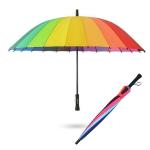 KHODAL ENTERPRISE Rainbow Umbrella-Portable Auto Travel Umbrella - Umbrellas for Rain Windproof, Strong Umbrella for Wind and Rain, Auto Open/Close Button and Perfect Car Umbrella for Men & Women-1PC