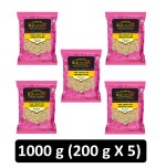 BLK Foods Select White Pepper Whole (safed Mirch Sabut) 1000g (5 X 200g)