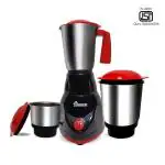 Homeside Power Pro Plus 500-Watt Mixer Grinder, 3Jar , Red/Black