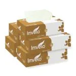 Imvelo 2 Ply Facial Tissues Box - Pack of 5 - 500 Pulls - Ultra Soft Quality Tissue Paper