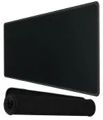 Storite 900x400x2mm Extended Gaming Mouse Pad for Laptop/Computer with Stitched Embroidery Edges and Water Resistance Coating Natural Non Slippery Rubber Base Mousepad Desk Mat - Black