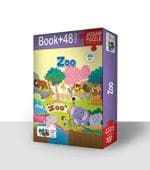 ADVIT TOYS Zoo - Jigsaw Puzzle (48 Piece+ Educational Fun Fact Book Inside)